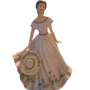 Home Interiors “Virginia Lynn”Elegant Figurine in Pink Dress